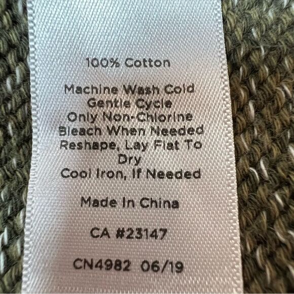 Talbots Cable Knit Cowl Neck Sweater Olive Size XS - Picture 4 of 4